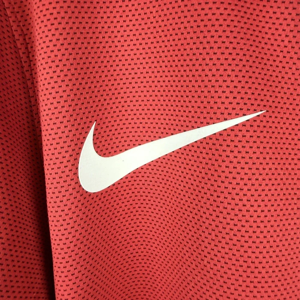 Nike Miami Heat Hoodie Mens Large L Red Dri-Fit NBA Basketball Full Zip Jacket